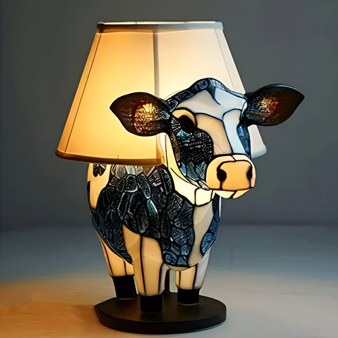 Luminária Artesanal – Magical Holstein Cow