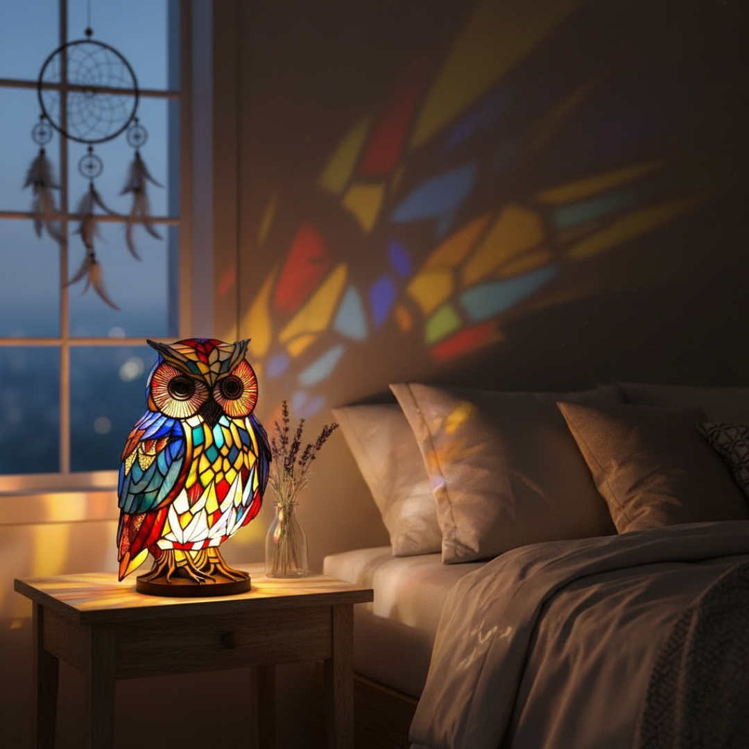 Luminária Artesanal – Graceful Coruja