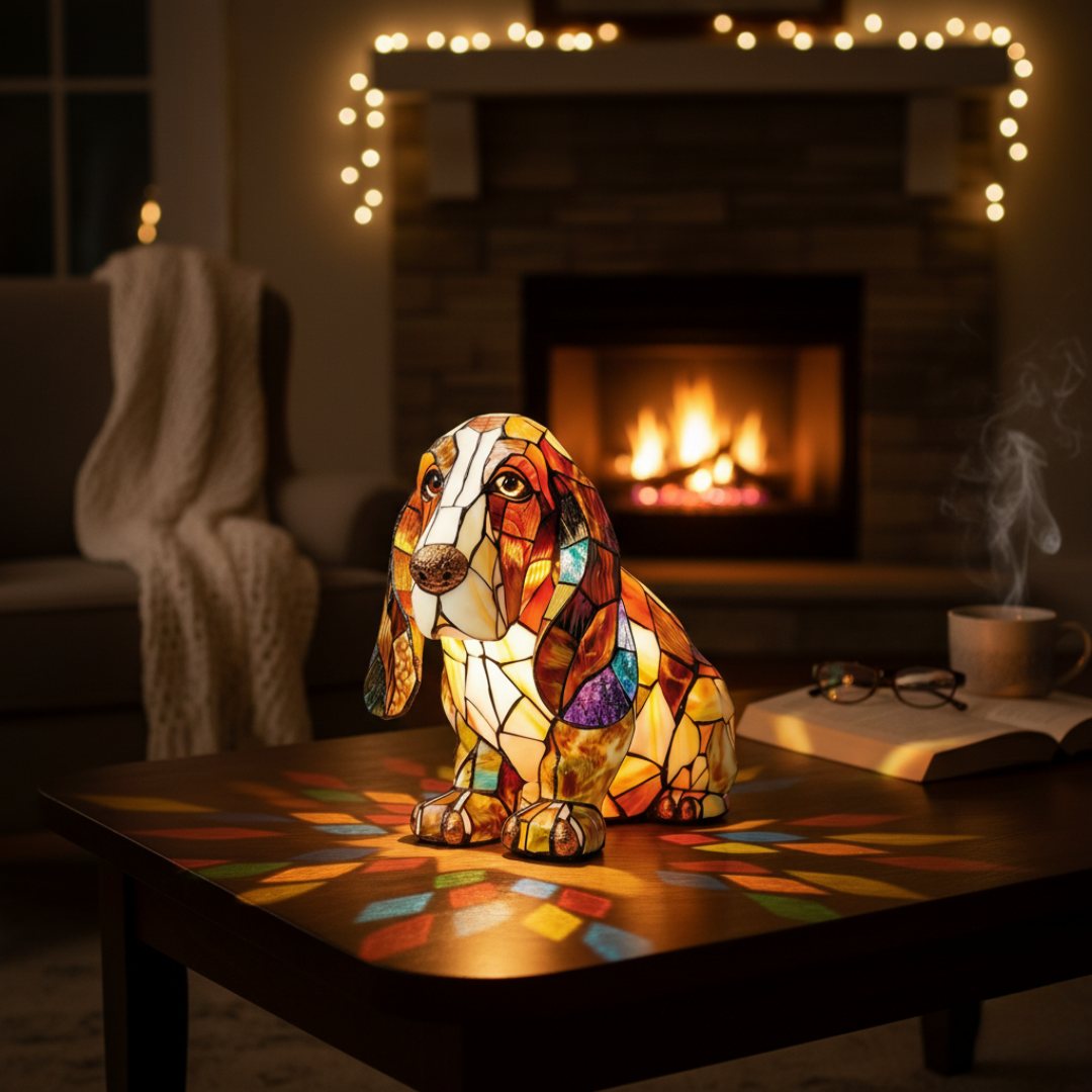 Luminária Artesanal – Dog Calm