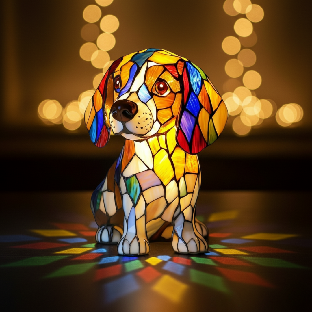 Luminária Artesanal – Beagle Essence