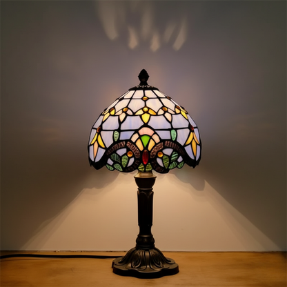 Retro Stained Glass Table Lamp