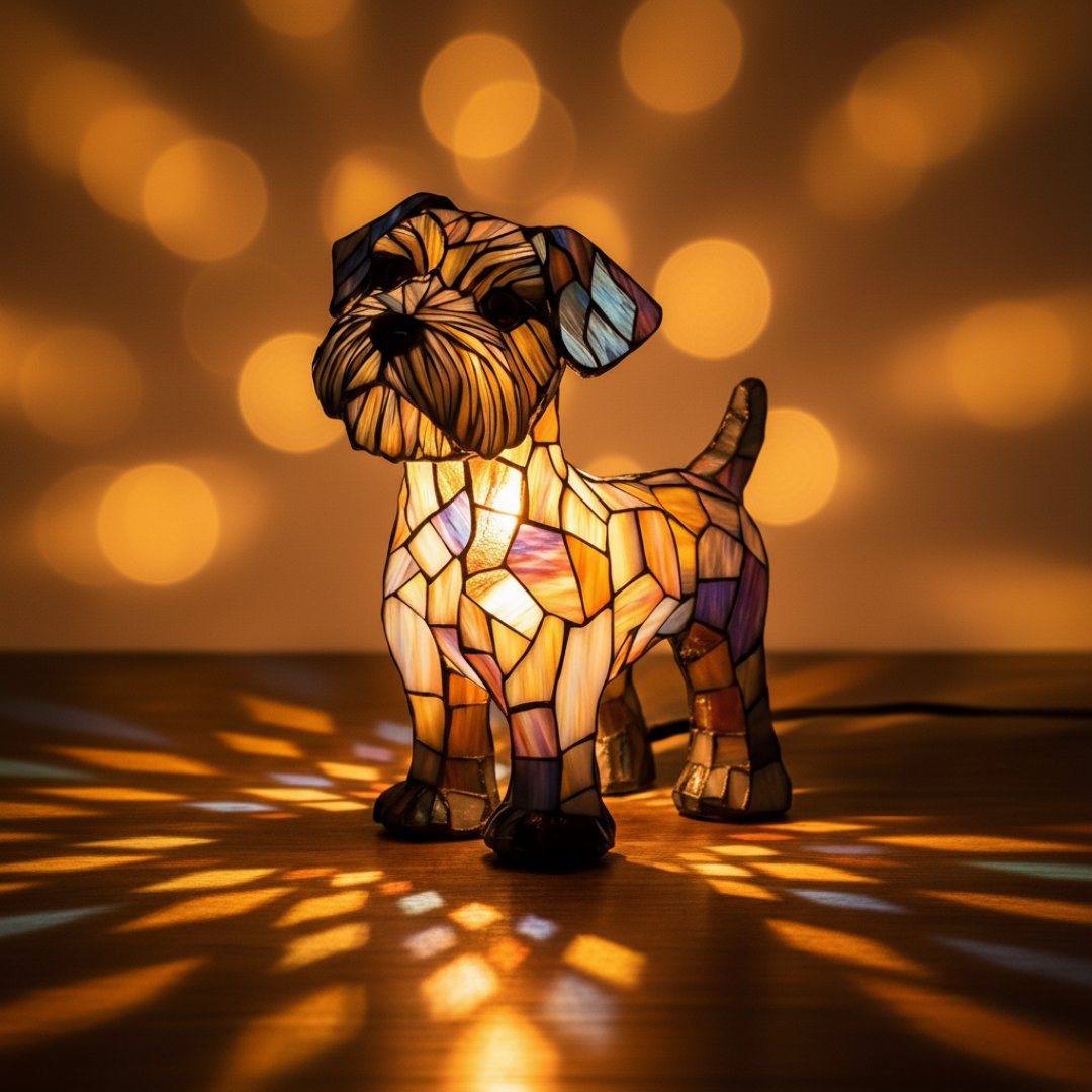 Luminária Artesanal – Terrier Resilience