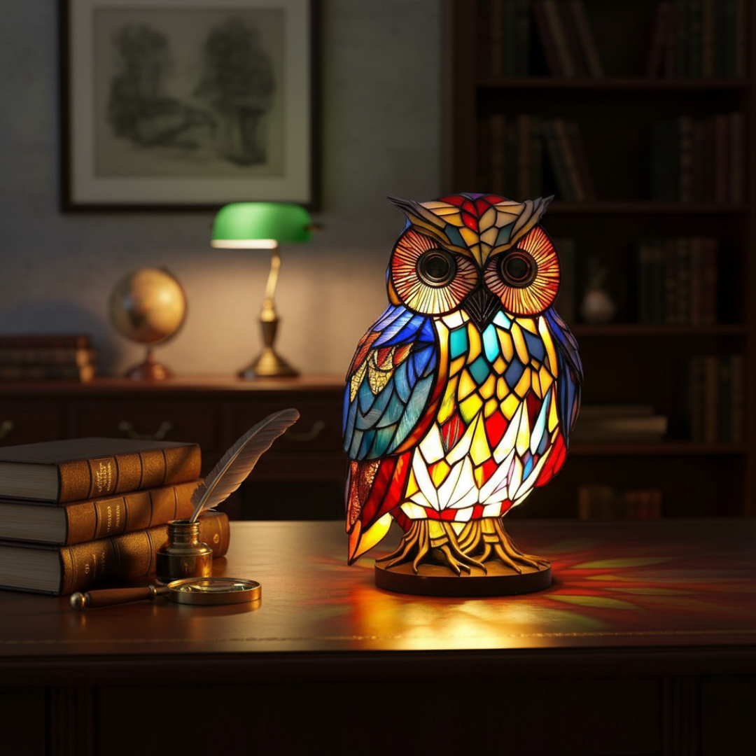 Luminária Artesanal – Stylish Coruja