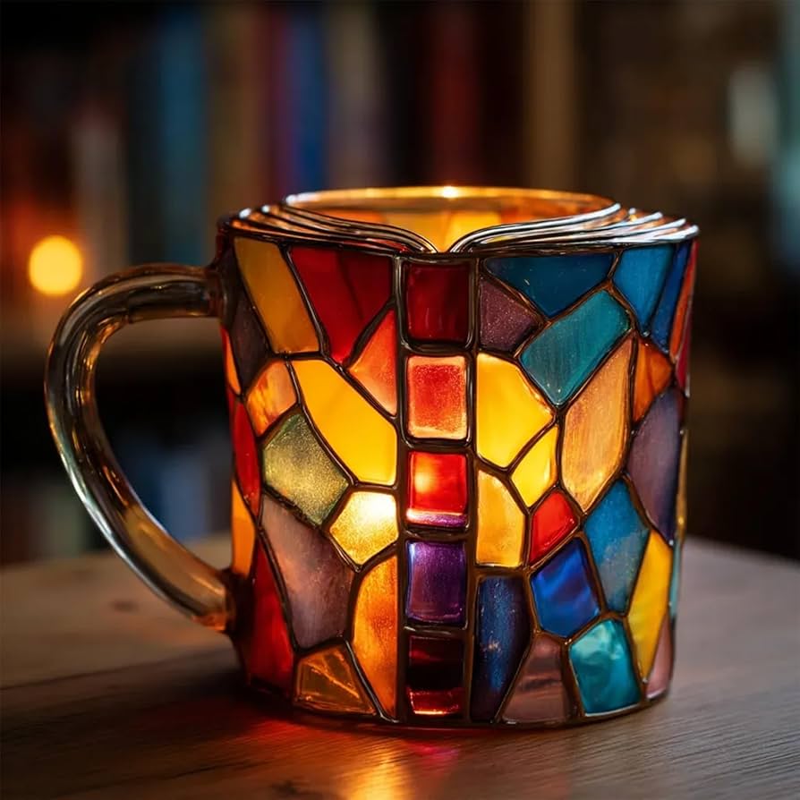 Tazza Decorativa Premium Aurora – Libro 3D Artistico