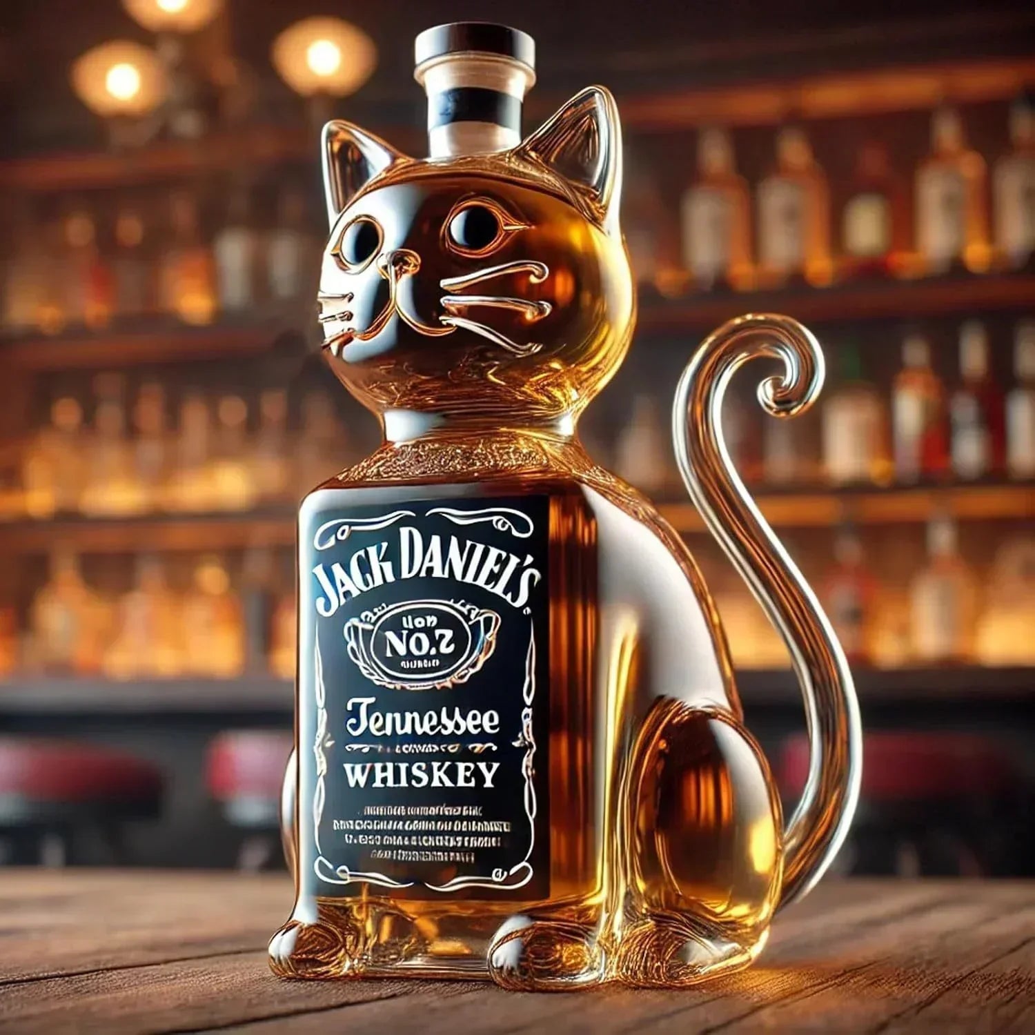 Bottiglia Whisky - Edizione Gatto