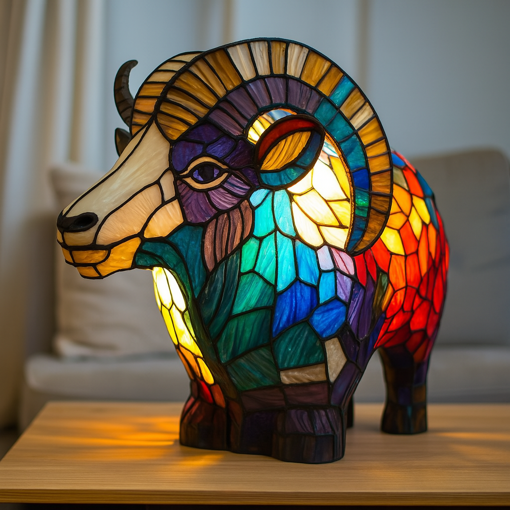 Luminária Artesanal – Jip Enchanting Goat Miracle