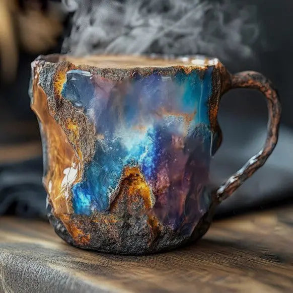 Tazza Artigianale Premium – Minerale di Cristallo Luce Elegante