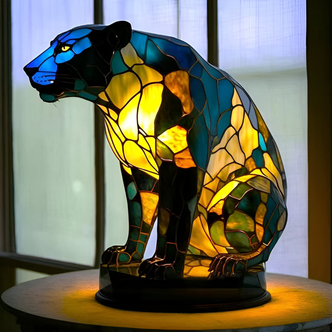 Luminária Artesanal – Charming Panther