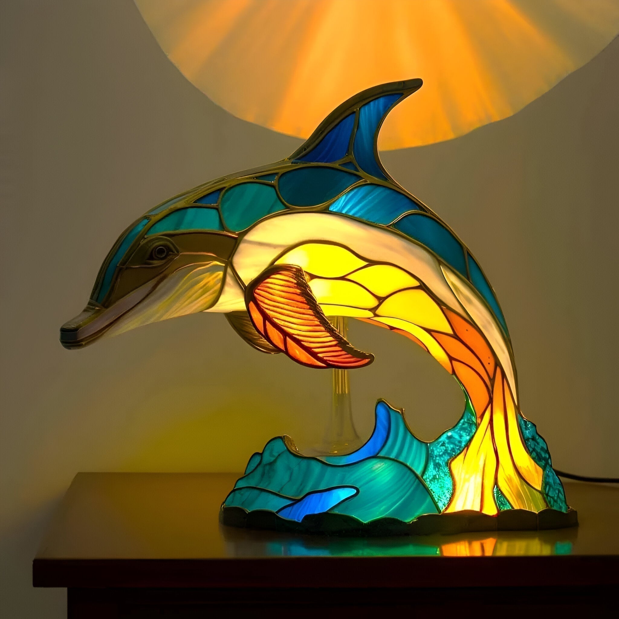Luminária Artesanal – Magical Dolphin Cleo