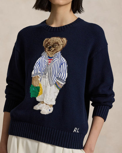 RL Sweater | Navy Blue Bear Polo